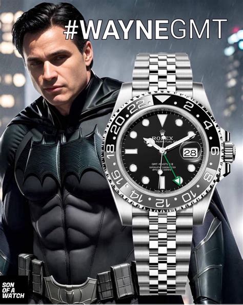 rolex bruce wayne gmt 2024|Rolex bruce wayne watch.